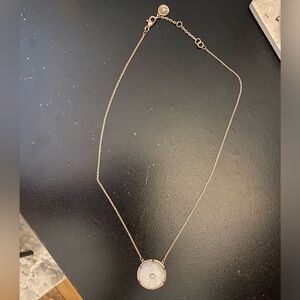 Vince Camuto Rose Gold Stone Costume Necklace